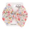 Picture of Daga Girls Flowers Large Bow Hair Clip - White Pink Blue
