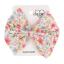 Picture of Daga Girls Flowers Large Bow Hair Clip - White Pink Blue