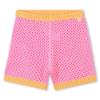 Picture of Billieblush Girls Crochet Knit Beach Shorts Set - Pink
