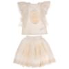 Picture of Daga Girls Spanish Laces Occasion Top & Lace Skirt Set X 2  - Ivory  