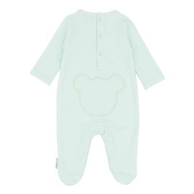 Picture of Blues Baby Cotton Jersey Teddy Bear All In One - Mint Green
