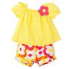 Picture of Agatha Ruiz De La Prada Margarita Flower Shorts Set - Yellow
