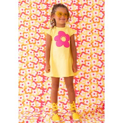 Picture of Agatha Ruiz De La Prada Margarita Flower Dress - Yellow