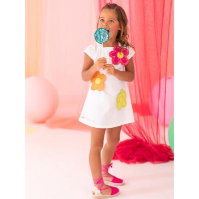 Picture of Agatha Ruiz De La Prada Petunia Flower Dress -White