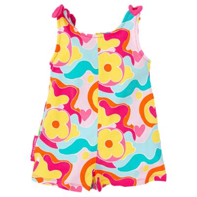 Picture of Agatha Ruiz De La Prada Gengibre Hearts Playsuit - Fuchsia Pink