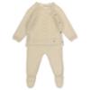 Picture of Rigola Baby Girls Openwork Knitted Top & Legging Set X 2 - Beige 