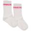 Picture of Meia Pata Panache Logo Sports Socks  -  White Fuchsia