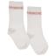 Picture of Meia Pata Panache Logo Sports Socks - White Dark Pink