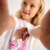 Picture of Mayoral Girls Summer Doll Cotton Jersey T-shirt -  Orchid pink
