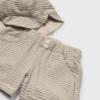 Picture of Mayoral Toddler Boys Summer T-shirt, Shorts & Sunhat Set  X 3 - Ivory Beige