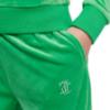Picture of Juicy Couture Girls Diamante Bootcut Velour Jogger - Green Bee