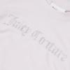 Picture of Juicy Couture Girls Diamante Cropped T-shirt - Lavender Fog