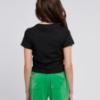 Picture of Juicy Couture Girls Diamante Cropped T-shirt - Black