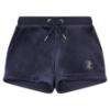 Picture of Juicy Couture Girls Diamante Velour Fold Up Shorts - Night Sky Navy