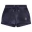 Picture of Juicy Couture Girls Diamante Velour Fold Up Shorts - Night Sky Navy