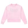 Picture of Juicy Couture Girls Crew Neck Velour Sweater - Pinky Lilac Chiffon