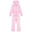 Picture of Juicy Couture Little Girls Diamante Zip Through Hoodie & Bootcut Jogger Set X 2 - Pinky Lilac Chiffon