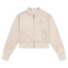 Picture of Juicy Couture Girls Cropped Zip Through Velour Sweater - Gray Morn