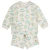 Picture of Mayoral Toddler Boys Summer Dinosaur Pullover & Shorts Set  X 2 - White Green