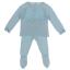Picture of Juliana Baby Knitted Openwork Sweater & Legging Set X 2 - Aqua Blue