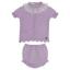 Picture of Juliana Baby Girls Knitted Lace Top & Jampants Set X 2 - Lilac