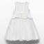Picture of Abel & Lula Girls Special Occasion Combined Bow Dress - Ivory