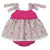 Picture of Mac Ilusion Baby Florid Collection Girls Dress & Panties Set X 2 - Kiss Fuxia 