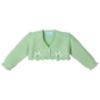 Picture of Mac Ilusion Baby Flashy Collection Girls Knitted Bolero Cardigan - Apple Green