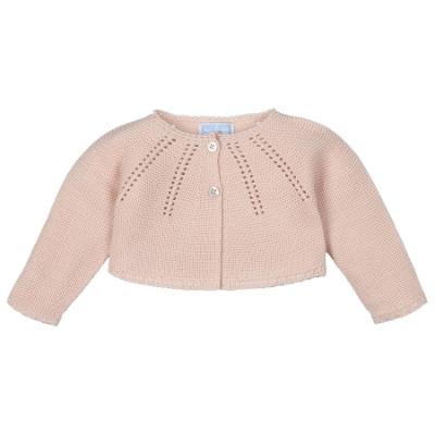 Picture of Mac Ilusion Baby Gorgeous Collection Girls Knitted Bolero Cardigan - Nude Pink