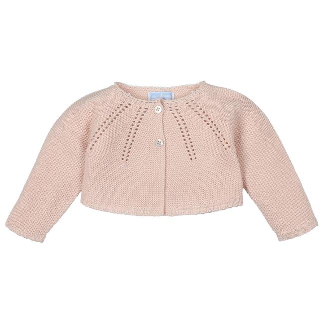 Picture of Mac Ilusion Baby Gorgeous Collection Girls Knitted Bolero Cardigan - Nude Pink
