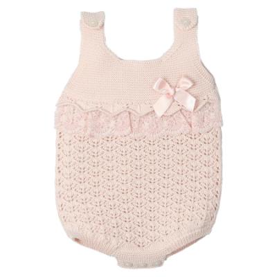 Picture of Mac Ilusion Baby Gorgeous Collection Girls Lace Bodysuit - Nude Pink
