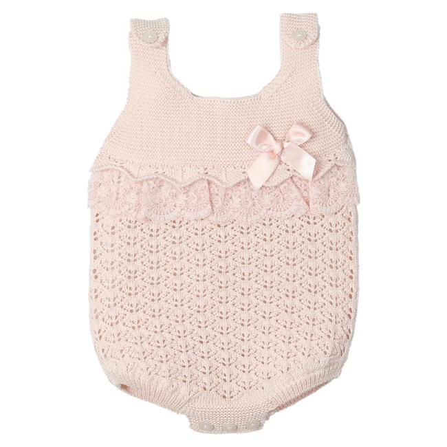 Picture of Mac Ilusion Baby Gorgeous Collection Girls Lace Bodysuit - Nude Pink