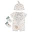 Picture of Mayoral Newborn Boys Jersey Romper Gift Set X 4 - Jade Green