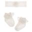 Picture of Mayoral Newborn Girls Tulle Ruffle Socks & Headband Set - White