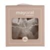 Picture of Mayoral Newborn Girls Tulle Ruffle Socks & Headband Set - White