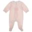 Picture of Mayoral Newborn Girls Petal Collar Babygrow - White Pink