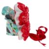 Picture of Ela Confeccion Girls Granada Dress Panties Bonnet Set X 3 - White Blue Red