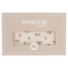 Picture of Mayoral Newborn Vintage Teddies Print Jersey Swaddle - Beige