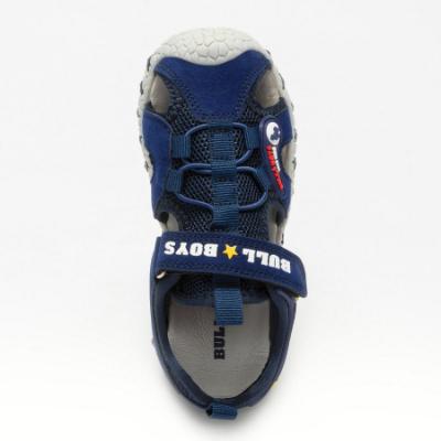 Picture of Bull Boys Easy On Velociraptor Closed Toe Lights Sandal - Navy Blue