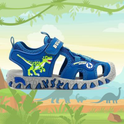 Picture of Bull Boys Easy On Velociraptor Closed Toe Lights Sandal - Royal Blue