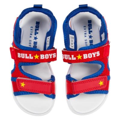 Picture of Bull Boys Easy On Pterodactyl Lights Sandal - Red Royal Blue
