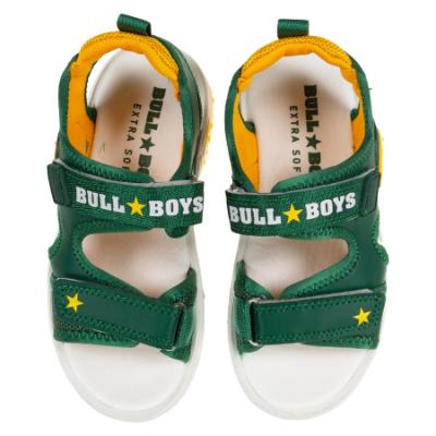 Picture of Bull Boys Easy On T-Rex Lights Sandal - Forest Green