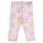 Picture of Monnalisa Bebe Girls Alice In Wonderland Floral Leggings - Pink