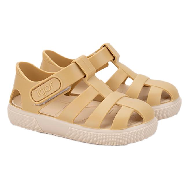 Picture of Igor Bay Solid Jelly Sandal - Dijon