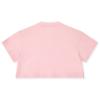 Picture of Bonini by A* Dee Shine Cropped Logo T-shirt - Fairy Pink