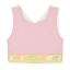 Picture of Bonini by A* Dee Flex Colourblock Crop Top - Fairy Pink