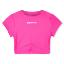 Picture of Bonini by A* Dee Aspire Short Sleeve Ruched Top - Hot Pink