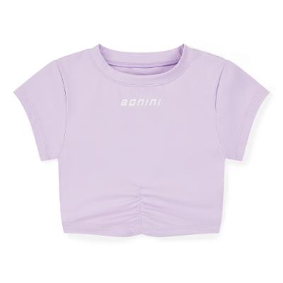 Picture of PRE ORDER Bonini by A* Dee Aspire Short Sleeve Ruched Top - Lilac Bloom