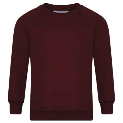 Picture of Schoolwear Unisex Crew Neck Sweatshirt - Maroon