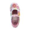 Picture of Lelli Kelly Eloise Beaded Floral Canvas Roller Sole Pump - White Fantasy
